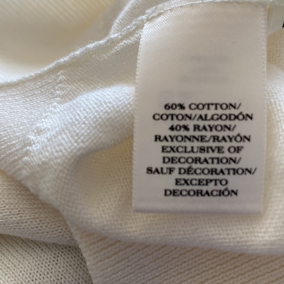 Ann Taylor Sweater w/Lace Detail - Picture 6 of 6